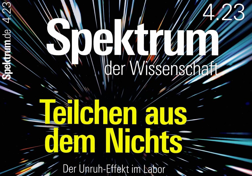 Cover of Spektrum der Wissenschaft